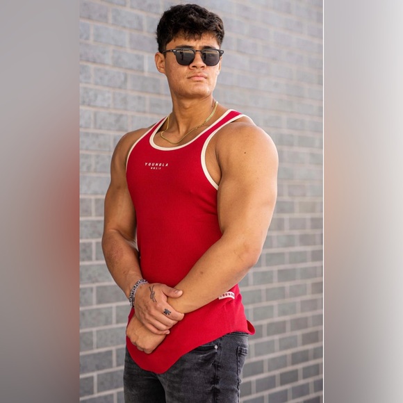 YoungLA Other - YoungLA 313 Rocket Rib Tank Red Size Large